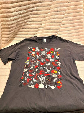 Tee Fury Graphic Tee in Black & Red Size XL Like New